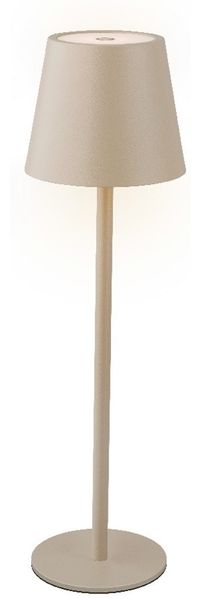LED Tischlampe Kabellos Dimmbar Touch Tischleuchte Beige USB Warmweiß Kaltweiß