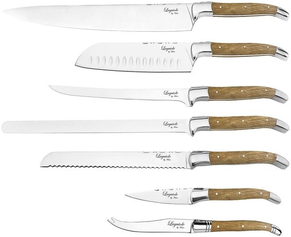 Haws Messerset 'Laguiole' 7-teilig, rostfreier Stahl