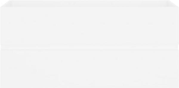 vidaXL Waschbeckenunterschrank mit Einbaubecken Weiß Spanplatte [3071657] Bild 11