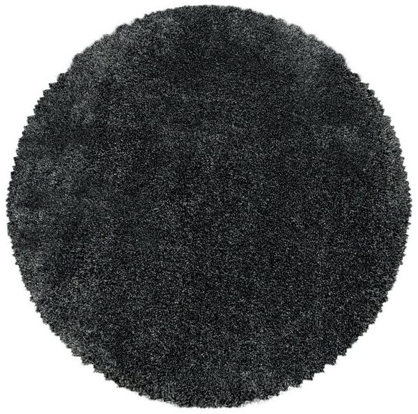 Carpettex Hochflor-Teppich Unicolor - Einfarbig, Rund, Höhe: 30 mm, Runder Teppich Wohnzimmer Einfarbig Shaggy versch. farben und größen