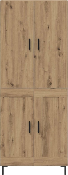 vidaXL Highboard Artisan-Eiche 69,5 x 34 x 180 cm Holzwerkstoff 3415863 Bild 7