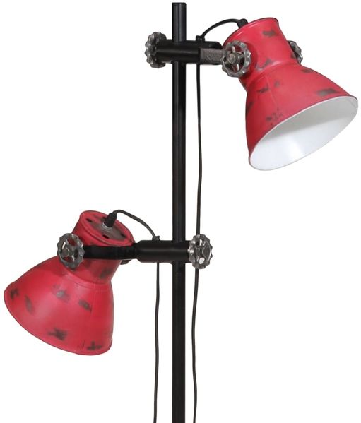 vidaXL Stehleuchte 25 W Rot 25x25x90/140 cm E27 371847 Bild 9