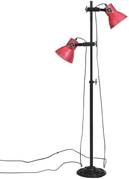 vidaXL Stehleuchte 25 W Rot 25x25x90/140 cm E27 371847 Bild 4