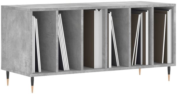 vidaXL Plattenschrank Betongrau 100x38x48 cm Holzwerkstoff 831744 Bild 3