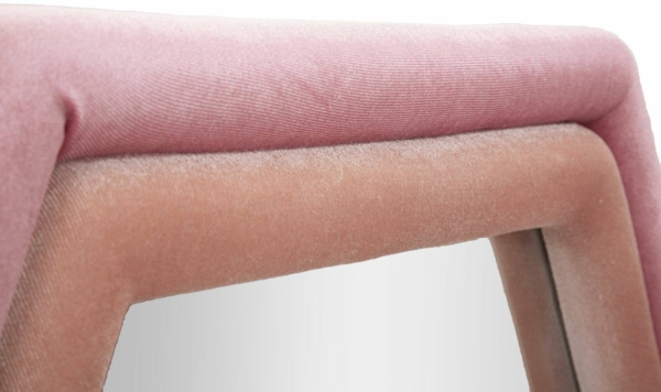 Dmora Spiegel Balla, Spiegel mit Rahmen, Wanddekorationsartikel, Spiegeldekoration, 75x4 h80 cm, Rosa Bild 6