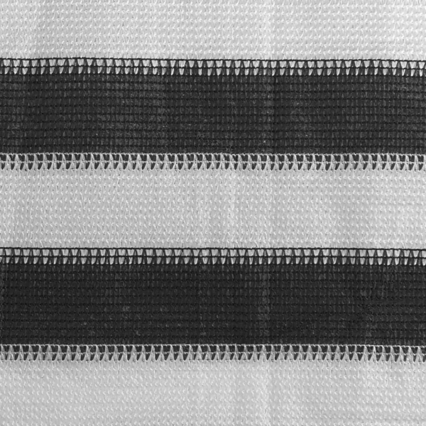 vidaXL Balkonsichtschutz HDPE 90x600 cm anthrazit und weiß 42319