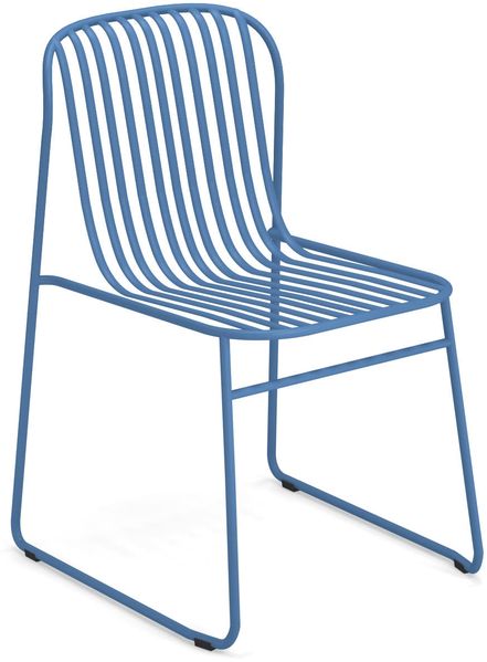 4er Set Riviera Gartenstuhl blau