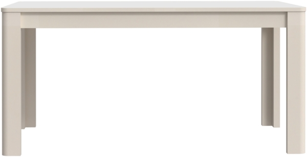 Kulissen-Esstisch >BREATHTAKER< ausziehbar bis 206,6cm, sandfarbig - 160/206,6x72,7x90,4cm (BxHxT)