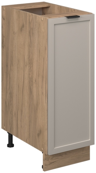 Apothekerschrank Fame-Line GrauBeige 30 cm ohne Arbeitsplatte Vicco