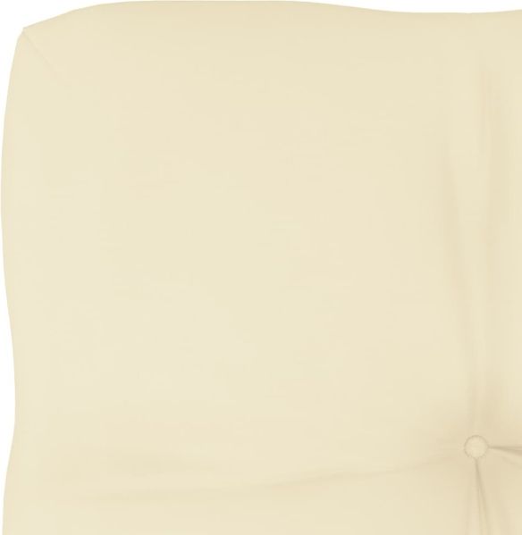 Palettensofa-Kissen Creme 60 x 60 x 12 cm Bild 6