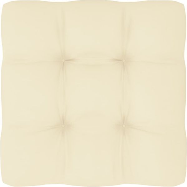 Palettensofa-Kissen Creme 60 x 60 x 12 cm Bild 10