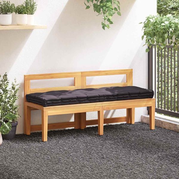 Palettenkissen| Sitzkissen | Sitzauflage Baumwolle 120x40x7 cm Anthrazit