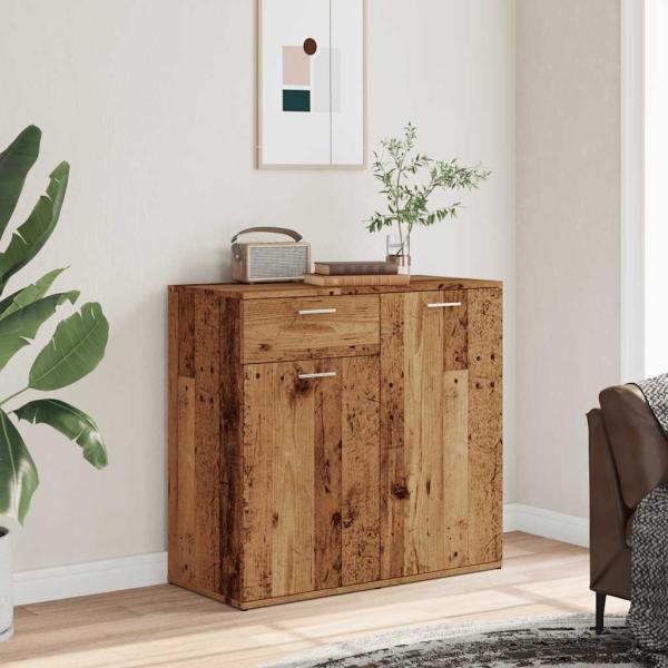 vidaXL Sideboard Altholz-Optik 80x36x75 cm Holzwerkstoff 856006