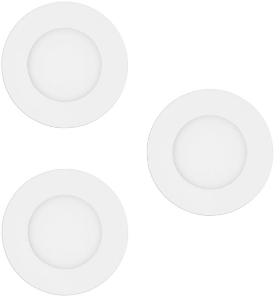 Eglo LED Einbauleuchten Fueva-Z 3x2,8W, CCT, RGB, Ø86mm, weiß