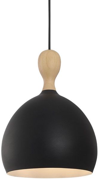 Halo Design 742882 Pendelleuchte Dueodde Metall E27 schwarz 24cm