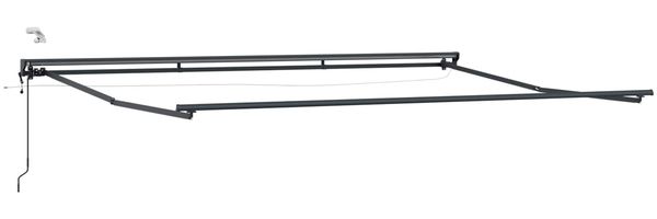 vidaXL Elektrische ausziehbare Markise Grün, Weiß, Anthrazit 4 x 3 m 3421597 Bild 4