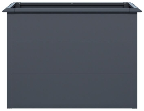 Hochbeet Design Gemüsebeet Pflanzbeet 100x50x77 cm mit Schneckenkante Anthrazit Bild 8