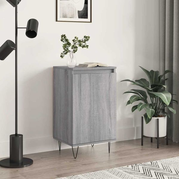 vidaXL Sideboard Grau Sonoma 40x35x70 cm Holzwerkstoff 831064