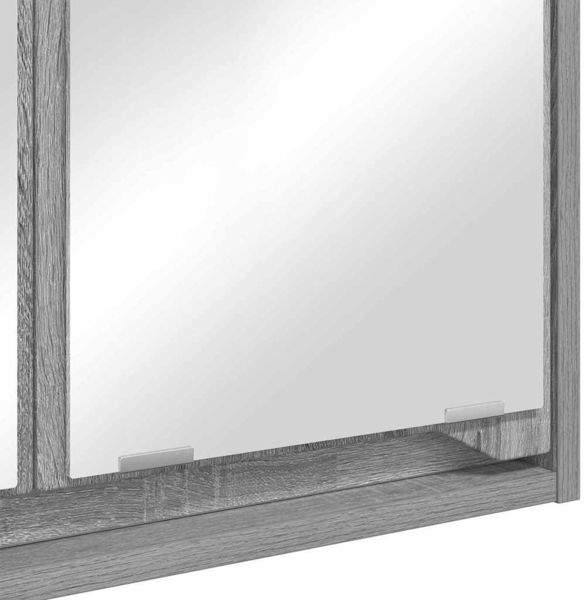 vidaXL Badezimmerspiegelschrank mit Tür Graues Sonoma 60 x 20 x 60 cm 888783 Bild 10