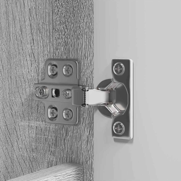 vidaXL Badezimmerspiegelschrank mit Tür Graues Sonoma 60 x 20 x 60 cm 888783 Bild 8