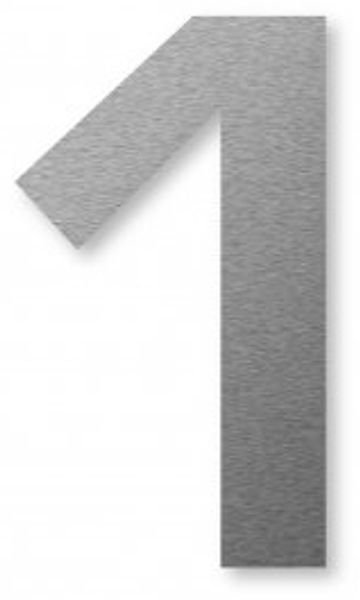 Hausnummer Edelstahl (8 cm) – 1