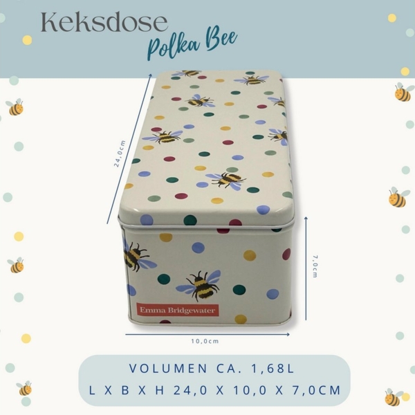 MediMuc Keksdose Vorratsdose - Polka Bee Bild 3