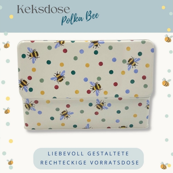 MediMuc Keksdose Vorratsdose - Polka Bee Bild 2