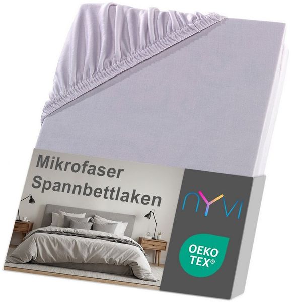 NYVI Spannbettlaken Spannbettlaken DreamScience Mikrofaser für Matratzen bis 22 cm Höhe, Microfaser, Gummizug: rundum, (1 Stück), Weich & Anschmiegsam, Rundumgummizug, Bügelfrei