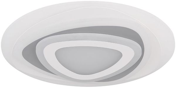 LED Deckenleuchte, dimmbar, Fernbedienung, weiß, D 50 cm