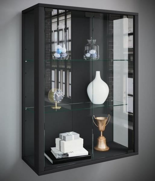 VCM Hängevitrine Wandvitrine Hängevitrine Glasvitrine Glas Udina (1-St)