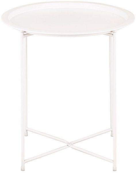 Amagohome Gartentisch Beistelltisch Ø 47 H 51 2. Wahl Gartentisch Balkon Tisch Terassentisch