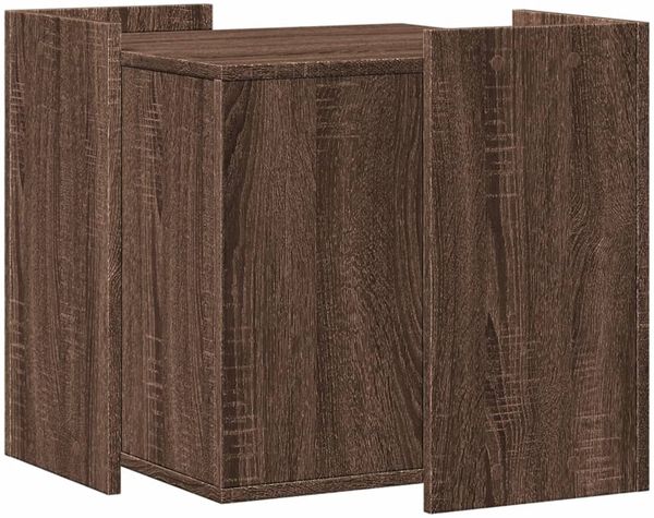 vidaXL Katzenklo Eichen-Optik 53x53x51 cm Holzwerkstoff 857757 Bild 5