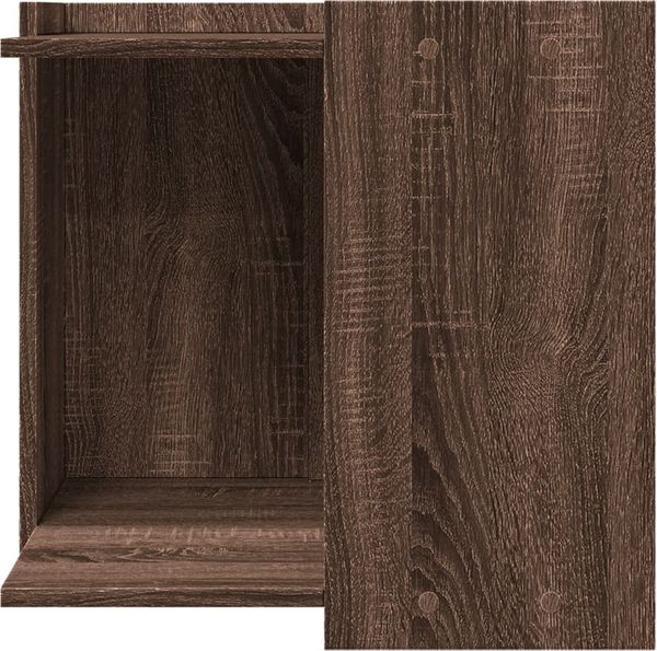 vidaXL Katzenklo Eichen-Optik 53x53x51 cm Holzwerkstoff 857757 Bild 4