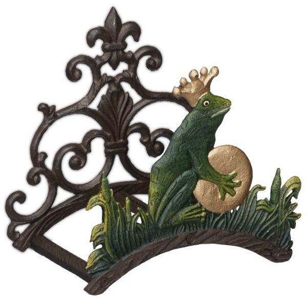 Relaxdays Schlauchhalter Froschkönig