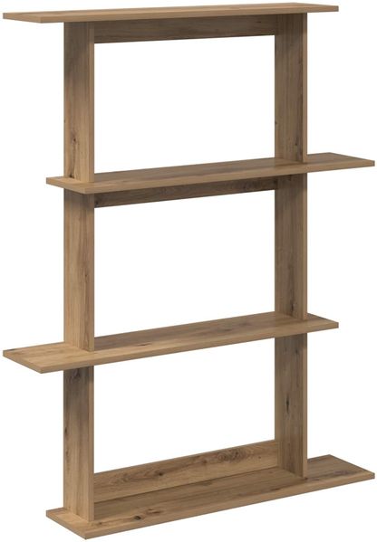 vidaXL Wandregal Artisan-Eiche 100 x 20 x 126 cm Holzwerkstoff 8012067