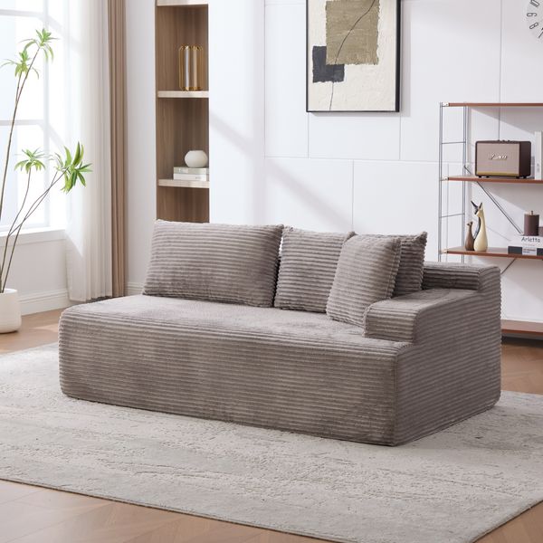 YakoHome Modulsofa Grau 172x99x74,5 cm – Modernes Polstersofa mit sofortiger Einsatzbereitschaft und einladender Wohlfühloase