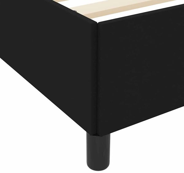 vidaXL Boxspringbett Schwarz 80 x 200 cm Stoff 3398817 Bild 10