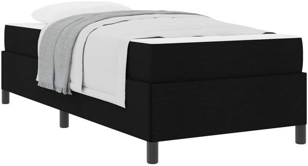 vidaXL Boxspringbett Schwarz 80 x 200 cm Stoff 3398817 Bild 2