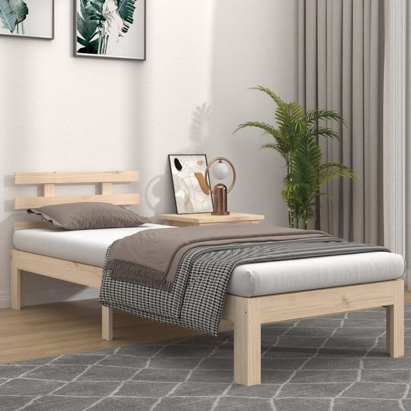 Massivholzbett 75x190 cm 2FT6 Small Single [814714]