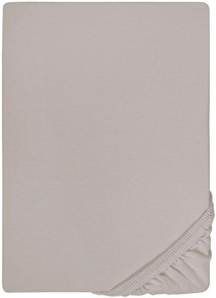 biberna Jersey-Elastic-Boxspring-Spannbetttuch 0077640, sturmgrau, 1x 140x200 cm - 160x220 cm