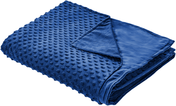 Bezug für Gewichtsdecke CALLISTO 135 x 200 cm Marineblau