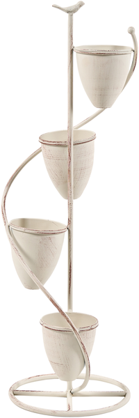 Pflanzenständer BANEBERRY 24 cm Beige Metall