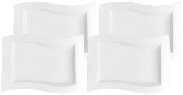 Villeroy & Boch NewWave Gourmetteller 33 x 24 cm 4er Set