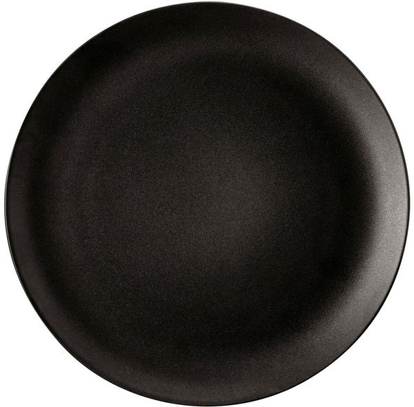 Seltmann Weiden Speiseteller Liberty - Velvet Black, (1 St), Teller rund 27,5 cm