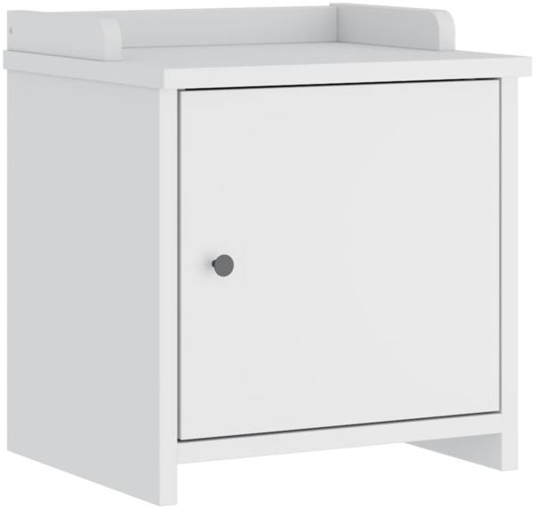 vidaXL Flurbank SANDNES Weiß 45x40x50 cm Massivholz Kiefer 4010450