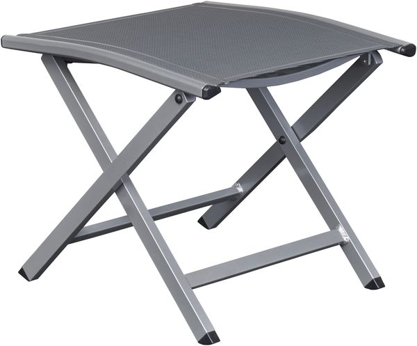 LC Garden Unicamo Hocker Aluminium / Silber