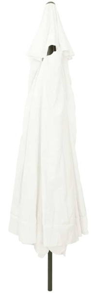 vidaXL Garten-Sonnenschirm Sand 395 x 395 x 245 cm Polyester und Stahl 42003636