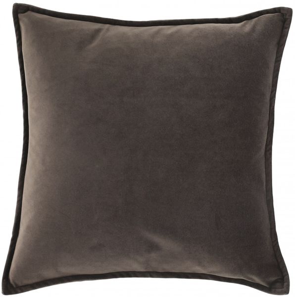 Chic Antique - Kissenbezug Kissenhülle Aix 50x50cm Velour Mokka Braun 16109518