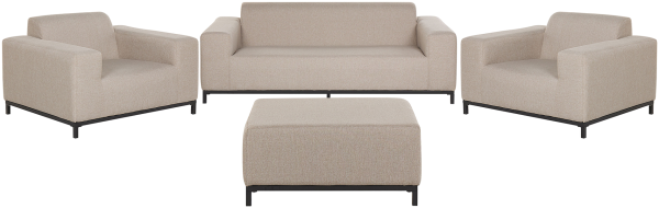 Garten Lounge ROVIGO 5 Personen Beige