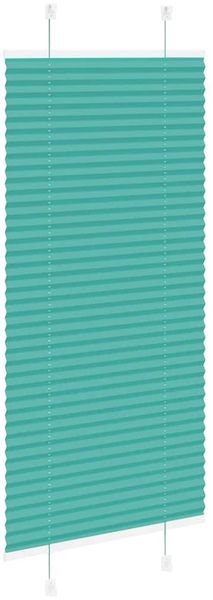 vidaXL Plissee Petrolgrün 65x100 cm Stoffbreite 64,4 cm Polyester 4015374 Bild 4